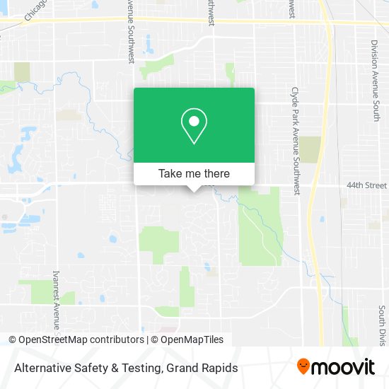 Mapa de Alternative Safety & Testing