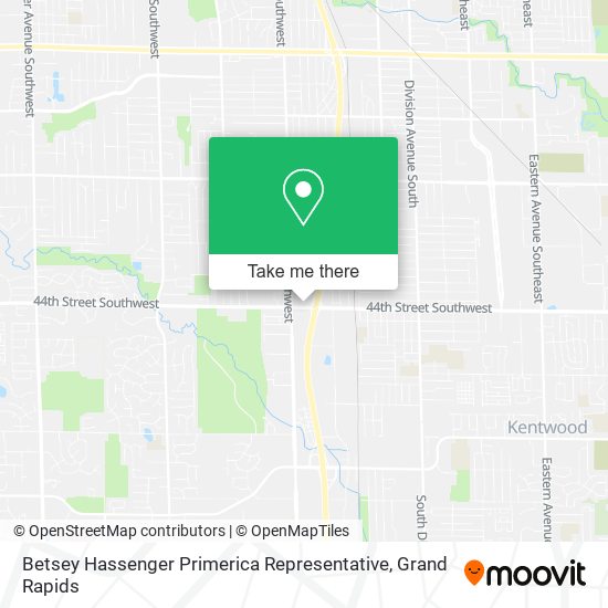 Betsey Hassenger Primerica Representative map