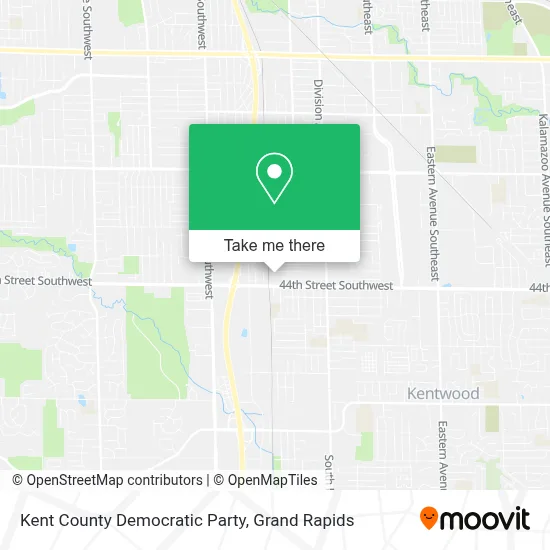 Kent County Democratic Party map