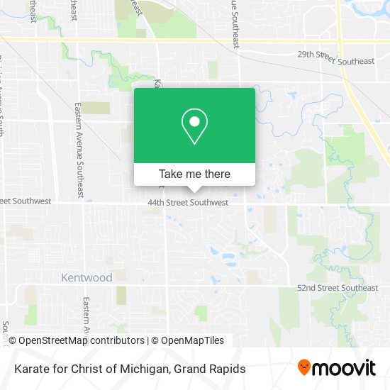 Mapa de Karate for Christ of Michigan