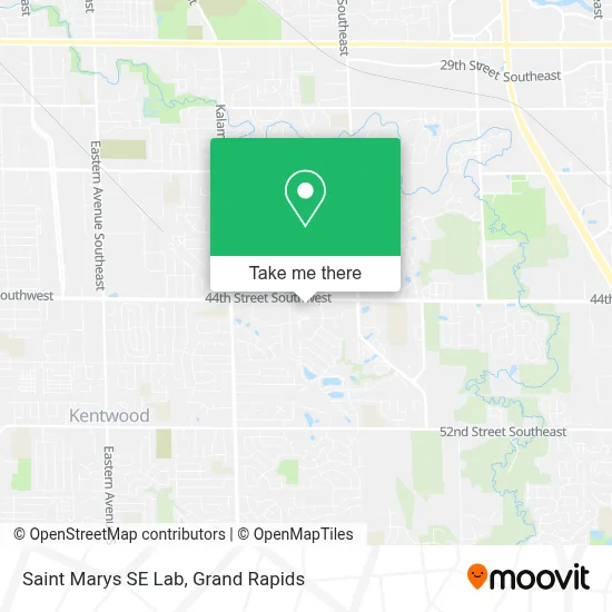 Saint Marys SE Lab map