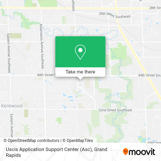 Uscis Application Support Center (Asc) map