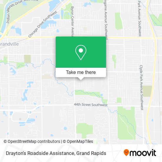 Drayton's Roadside Assistance map