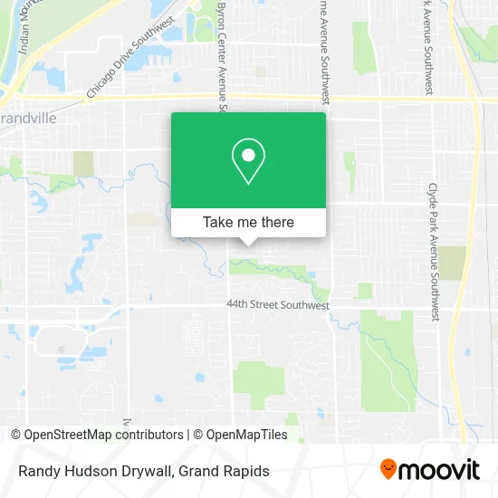 Randy Hudson Drywall map