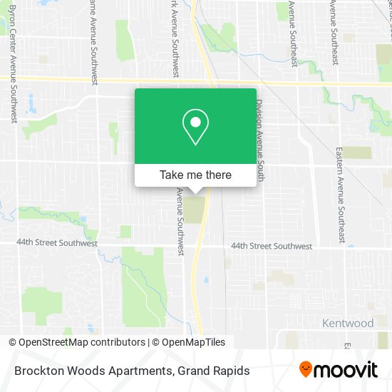 Mapa de Brockton Woods Apartments