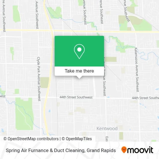 Spring Air Furnance & Duct Cleaning map