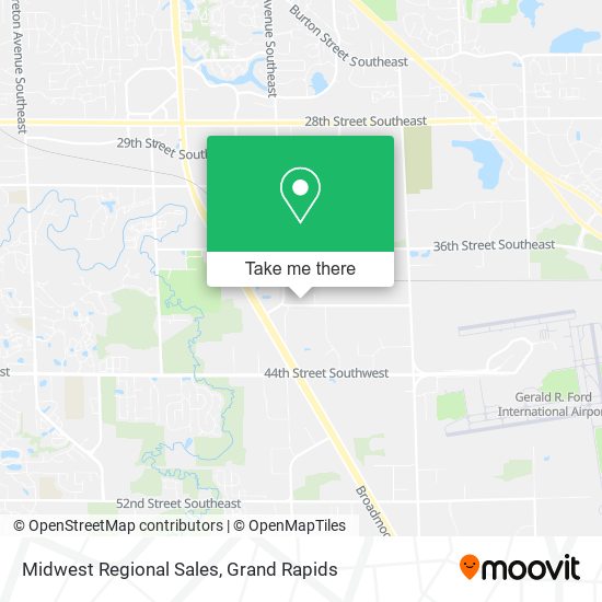 Midwest Regional Sales map