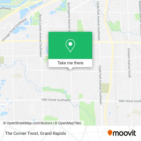 Mapa de The Corner Twist