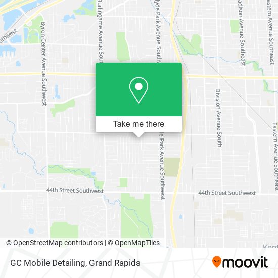 Mapa de GC Mobile Detailing