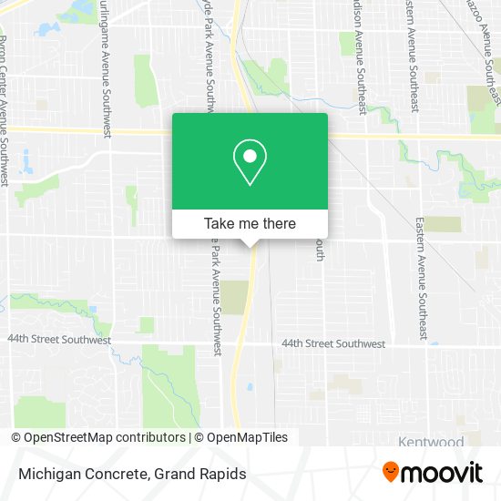 Mapa de Michigan Concrete