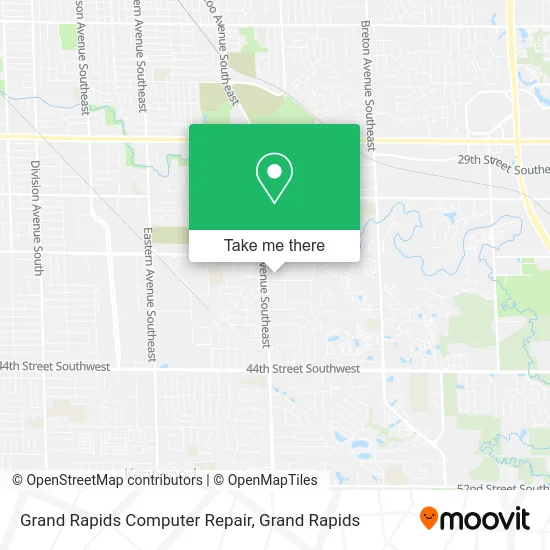 Grand Rapids Computer Repair map