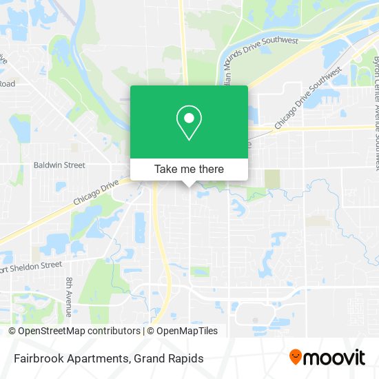 Fairbrook Apartments map