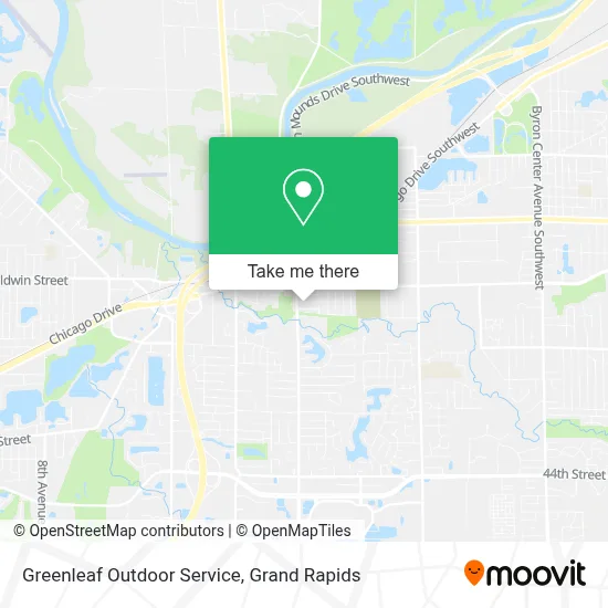Greenleaf Outdoor Service map