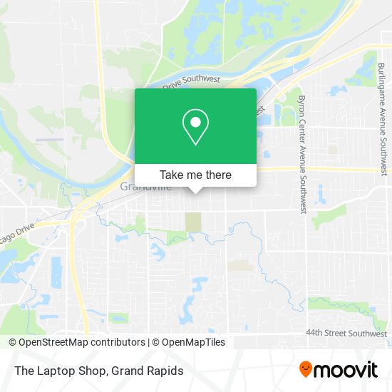 The Laptop Shop map