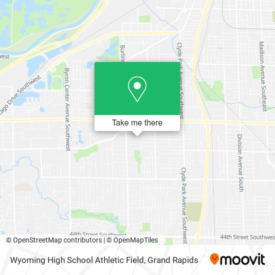 Mapa de Wyoming High School Athletic Field