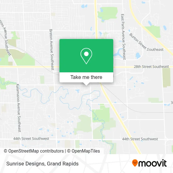 Sunrise Designs map