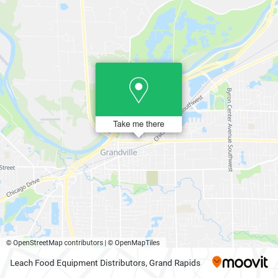 Leach Food Equipment Distributors map