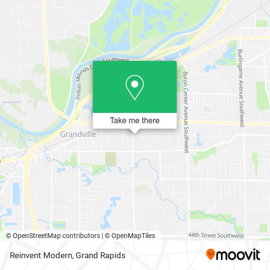 Reinvent Modern map