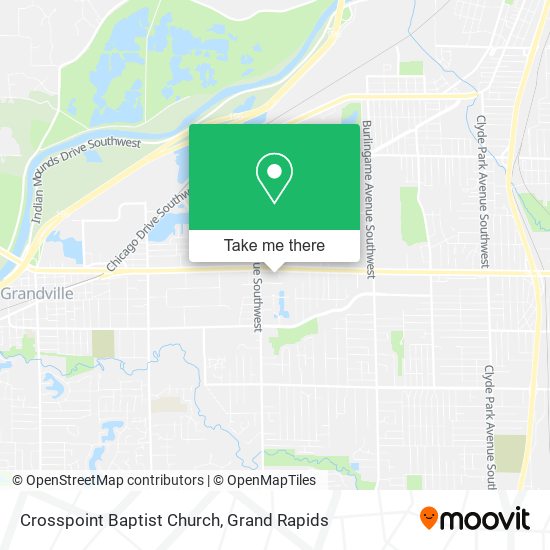 Crosspoint Baptist Church map