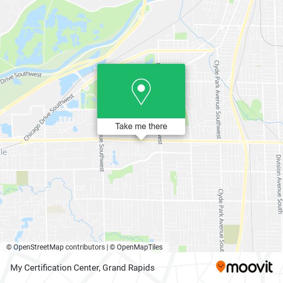 My Certification Center map