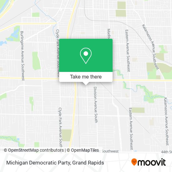 Mapa de Michigan Democratic Party