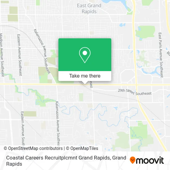 Coastal Careers Recruitplcmnt Grand Rapids map
