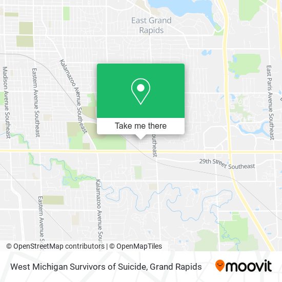 West Michigan Survivors of Suicide map