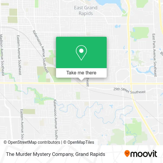 The Murder Mystery Company map