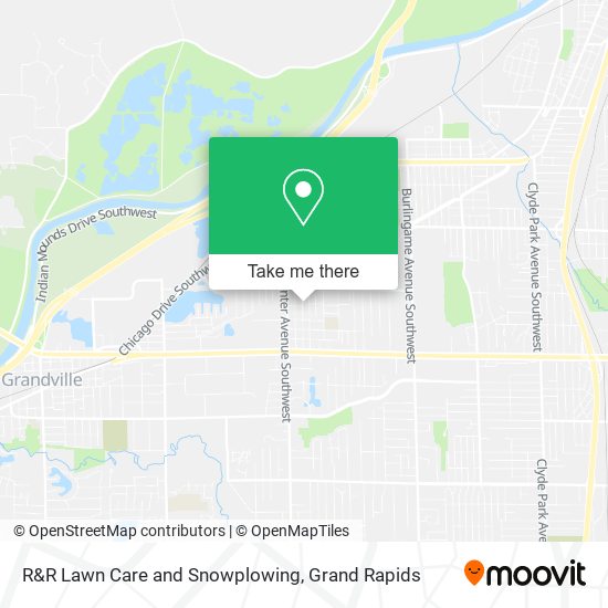 R&R Lawn Care and Snowplowing map