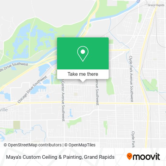 Maya's Custom Ceiling & Painting map
