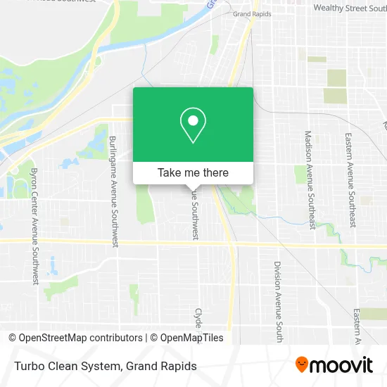 Turbo Clean System map