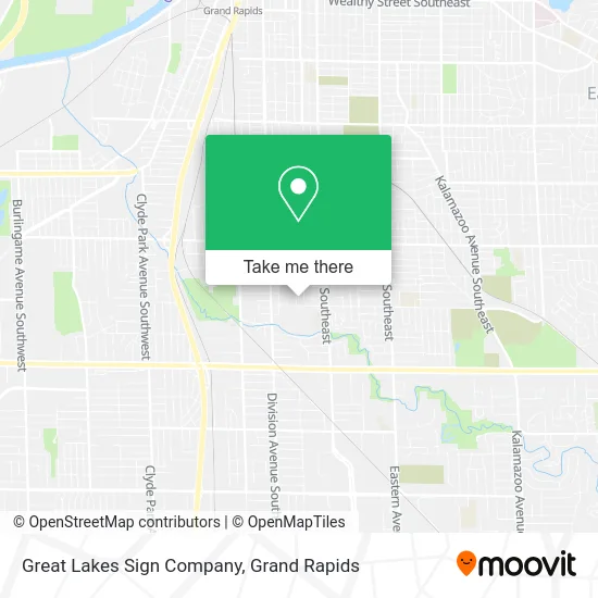 Great Lakes Sign Company map