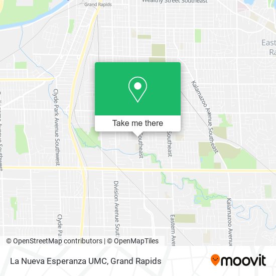La Nueva Esperanza UMC map