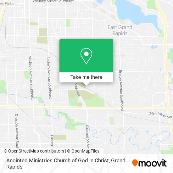 Anointed Ministries Church of God in Christ map