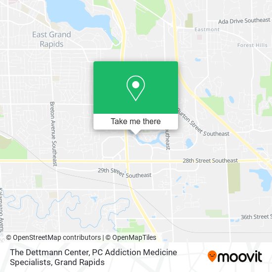 The Dettmann Center, PC Addiction Medicine Specialists map