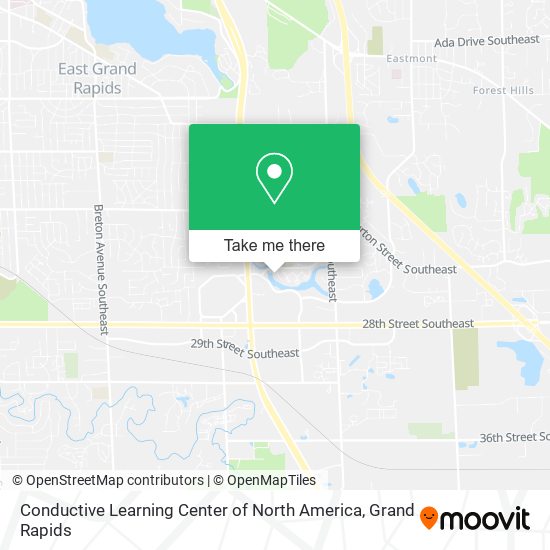 Mapa de Conductive Learning Center of North America