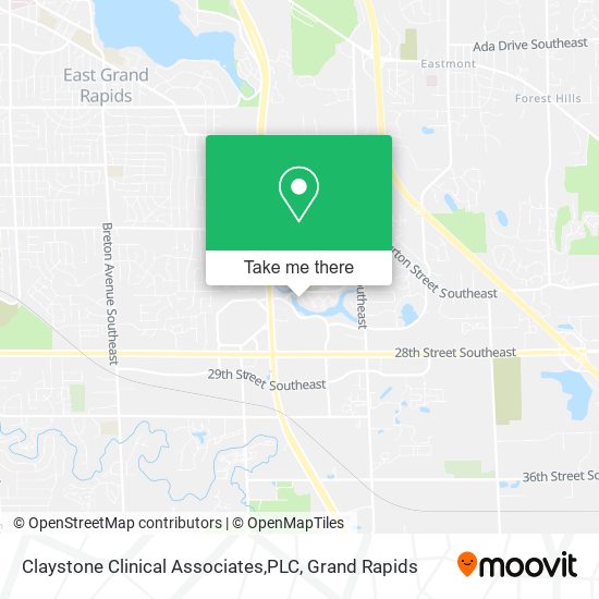 Claystone Clinical Associates,PLC map