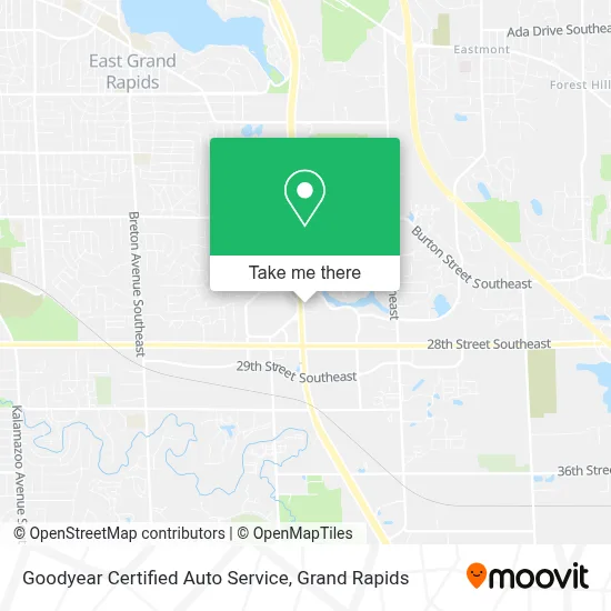 Goodyear Certified Auto Service map