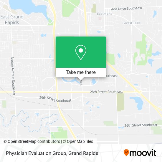 Physician Evaluation Group map