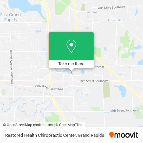 Restored Health Chiropractic Center map