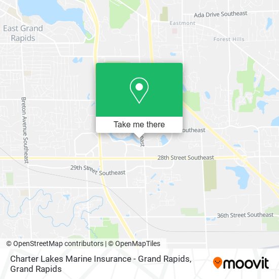 Charter Lakes Marine Insurance - Grand Rapids map