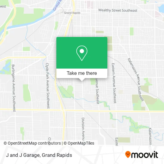 J and J Garage map