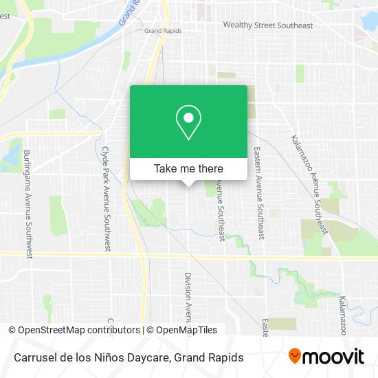 Carrusel de los Niños Daycare map