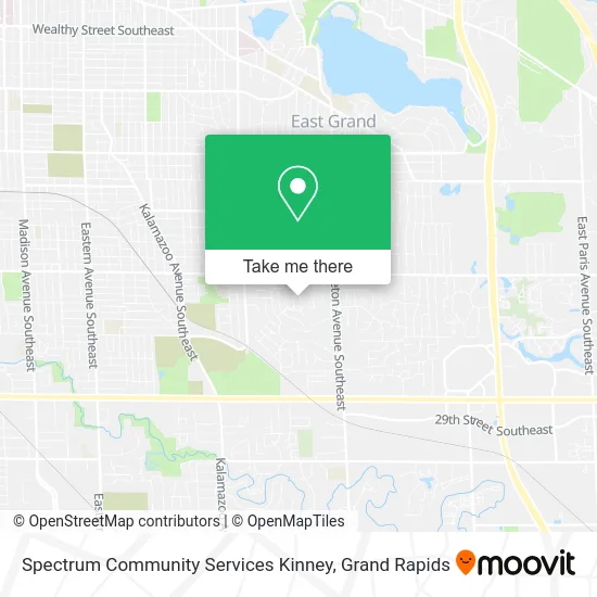 Spectrum Community Services Kinney map