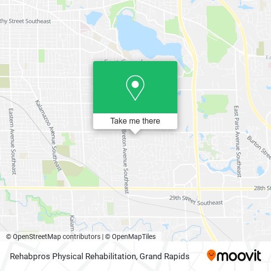 Rehabpros Physical Rehabilitation map