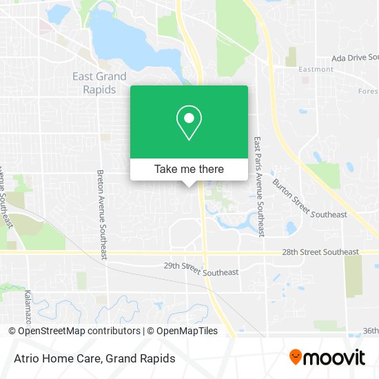 Atrio Home Care map