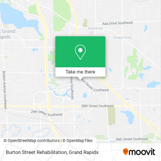 Mapa de Burton Street Rehabilitation