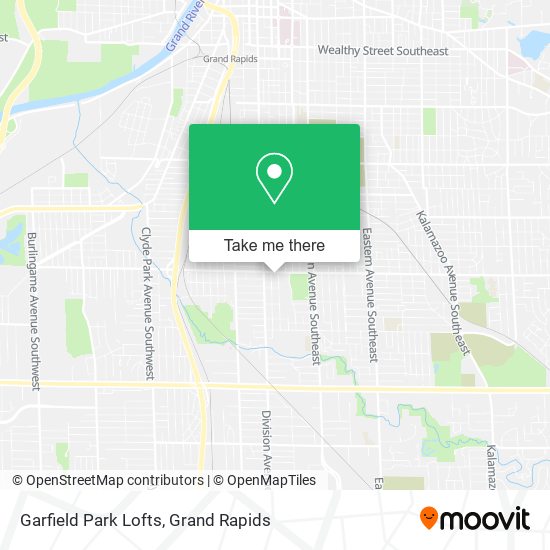 Garfield Park Lofts map