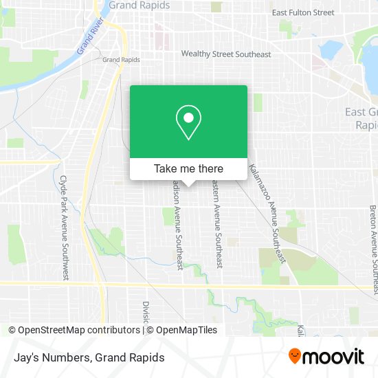 Jay's Numbers map