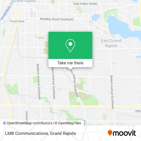 LMB Communications map
